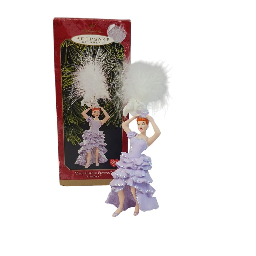 Hallmark Keepsake Ornament Lucy Gets in Pictures I love Lucy 1999